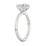 White gold - Central diamond 2.0 ct - view 5