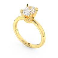 Yellow gold - Central diamond 1.5 ct - view 1