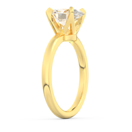 Yellow gold - Central diamond 2.0 ct - view 5