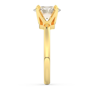 Yellow gold - Central diamond 2.0 ct - view 7