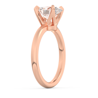 Rose gold - Central diamond 2.0 ct - view 5