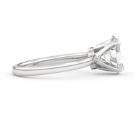 White gold - Central diamond 2.0 ct - view 3