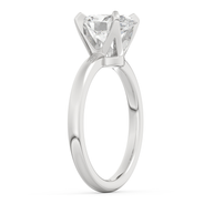 White gold - Central diamond 2.0 ct - view 5