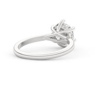 White gold - Central diamond 2.0 ct - view 4