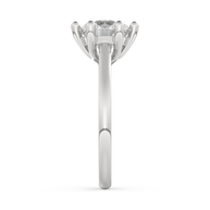 White gold - Central diamond 2.0 ct - view 7