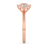 Rose gold - Central diamond 2.0 ct - view 7