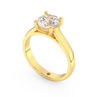 Yellow gold - Central diamond 1.5 ct - view 1