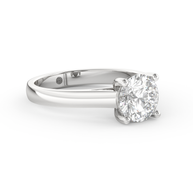 White gold - Central diamond 1.5 ct - view 3