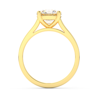 Yellow gold - Central diamond 2.0 ct - view 6