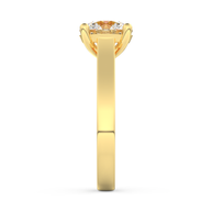 Yellow gold - Central diamond 2.0 ct - view 7