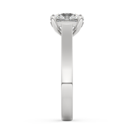 White gold - Central diamond 2.0 ct - view 7