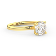 Yellow gold - Central diamond 1.5 ct - view 3