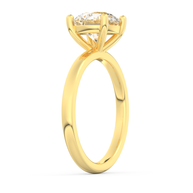 Yellow gold - Central diamond 2.0 ct - view 5