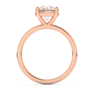 Rose gold - Central diamond 2.0 ct - view 6