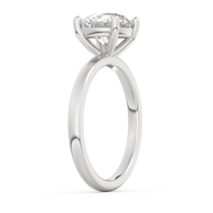 White gold - Central diamond 2.0 ct - view 5