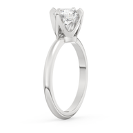 White gold - Central diamond 1.0 ct - view 5