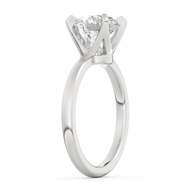 White gold - Central diamond 2.0 ct - view 5