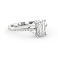 White gold - Central diamond 1.5 ct - view 3