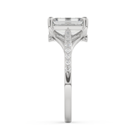 White gold - Central diamond 2.0 ct - view 7