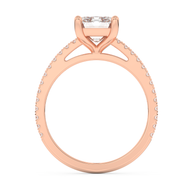 Rose gold - Central diamond 2.0 ct - view 6