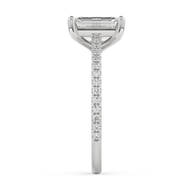 White gold - Central diamond 2.0 ct - view 7