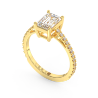 Yellow gold - Central diamond 1.5 ct - view 1