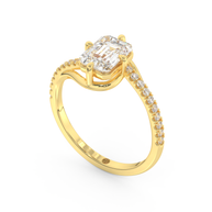 Yellow gold - Central diamond 1.5 ct - view 1