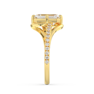 Yellow gold - Central diamond 2.0 ct - view 7