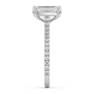 White gold - Central diamond 2.0 ct - view 7
