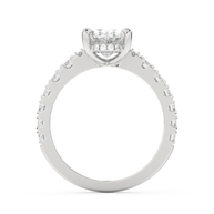 White gold - Central diamond 2.0 ct - view 6