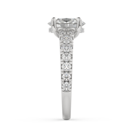 White gold - Central diamond 2.0 ct - view 7