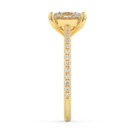 Yellow gold - Central diamond 2.0 ct - view 7
