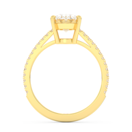 Yellow gold - Central diamond 2.0 ct - view 6
