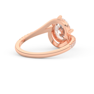 Rose gold - Central diamond 2.0 ct - view 4