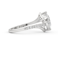 White gold - Central diamond 2.0 ct - view 3
