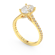 Yellow gold - Central diamond 1.5 ct - view 1