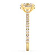 Yellow gold - Central diamond 2.0 ct - view 7