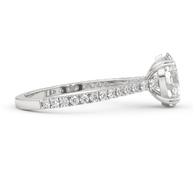 White gold - Central diamond 2.0 ct - view 3