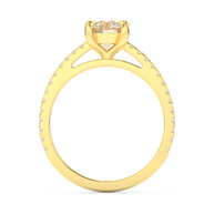 Yellow gold - Central diamond 1.0 ct - view 6