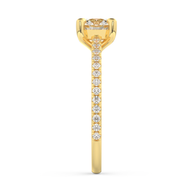 Yellow gold - Central diamond 1.0 ct - view 7
