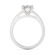 White gold - Central diamond 1.0 ct - view 6