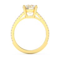 Yellow gold - Central diamond 2.0 ct - view 6
