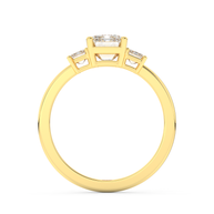 Yellow gold - Central diamond 2.0 ct - view 6