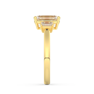 Yellow gold - Central diamond 2.0 ct - view 7
