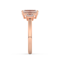Rose gold - Central diamond 2.0 ct - view 7