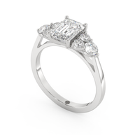 White gold - Central diamond 1.5 ct - view 1