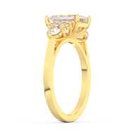 Yellow gold - Central diamond 2.0 ct - view 5