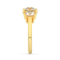 Yellow gold - Central diamond 2.0 ct - view 7