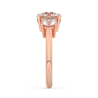 Rose gold - Central diamond 2.0 ct - view 7