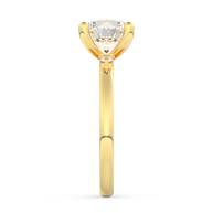 Yellow gold - Central diamond 2.0 ct - view 7